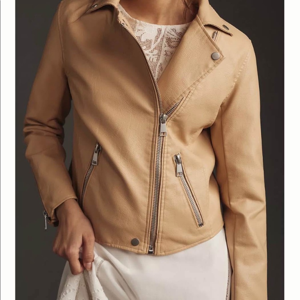 NWT Anthropologie Saige Moto Jacket
